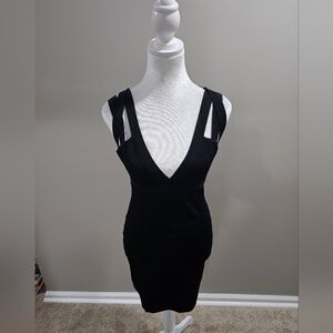 Guess Black Bodycon Bandage Dress